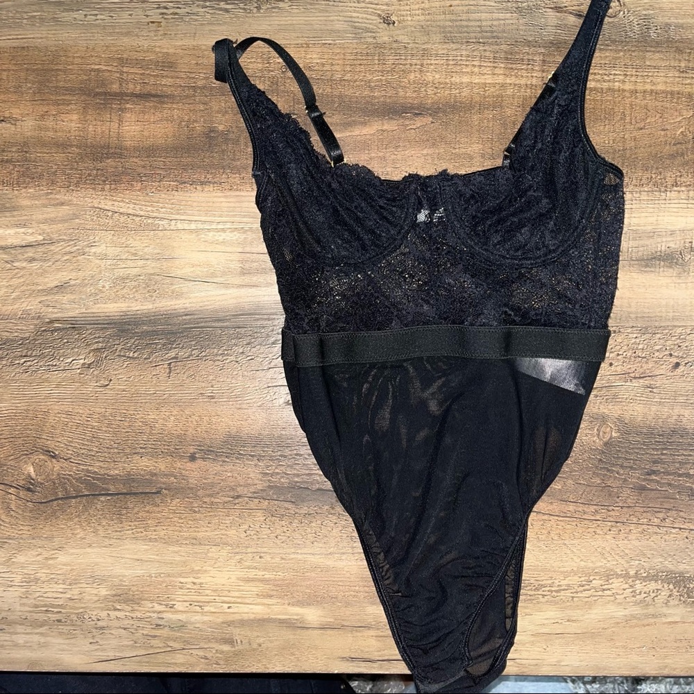 Princess polly black lace bodysuit